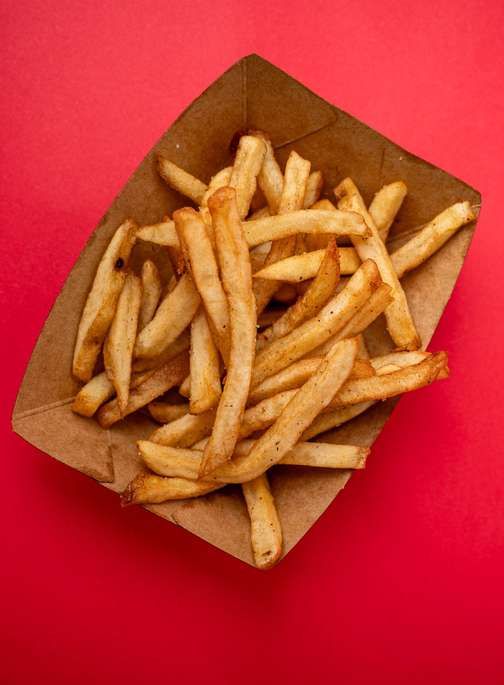Porción de papas fritas